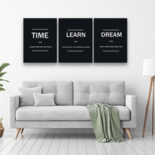 Load image into Gallery viewer, Rovanal Inspirational Canvas Painting Wall Art, 3 Pieces Motivation Wall Decor Success Entrepreneur Poster Framed Positive Quotes Wall Picture Gift for Home Office Workplace Businness
