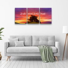 Load image into Gallery viewer, Rovanal Motivational Posters Inspirational Wall Art, Life Without End Life Only Forward, 3 Pieces Motivation Success Entrepreneur Poster Framed Positive Quotes Wall Decor Office Wall Picture Gift for Home Office Workplace
