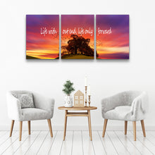 Load image into Gallery viewer, Rovanal Motivational Posters Inspirational Wall Art, Life Without End Life Only Forward, 3 Pieces Motivation Success Entrepreneur Poster Framed Positive Quotes Wall Decor Office Wall Picture Gift for Home Office Workplace
